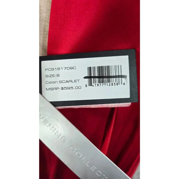 Nwt Halston Heritage Scarlett Meaghan Formal Gown size 8 - Picture 6 of 12